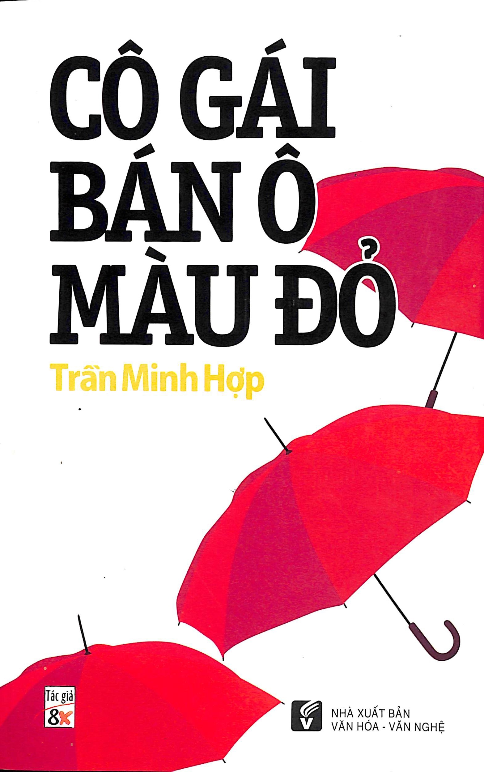 Cô gái bán ô màu đỏ