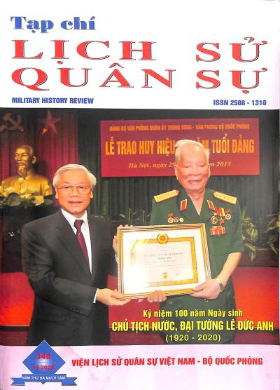 Tạp chí Lịch sử quân sự - Kỷ niệm 100 năm Ngày sinh Chủ tịch nước, Đại tướng Lê Đức Anh (1920-2020)