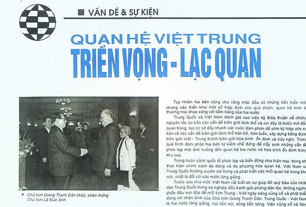 Quan hệ Việt Trung: Triển vọng - lạc quan