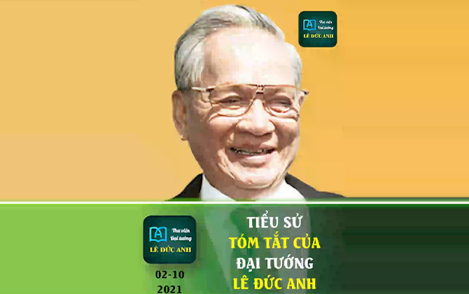 Tiểu sử tóm tắt của Đại tướng Lê Đức Anh